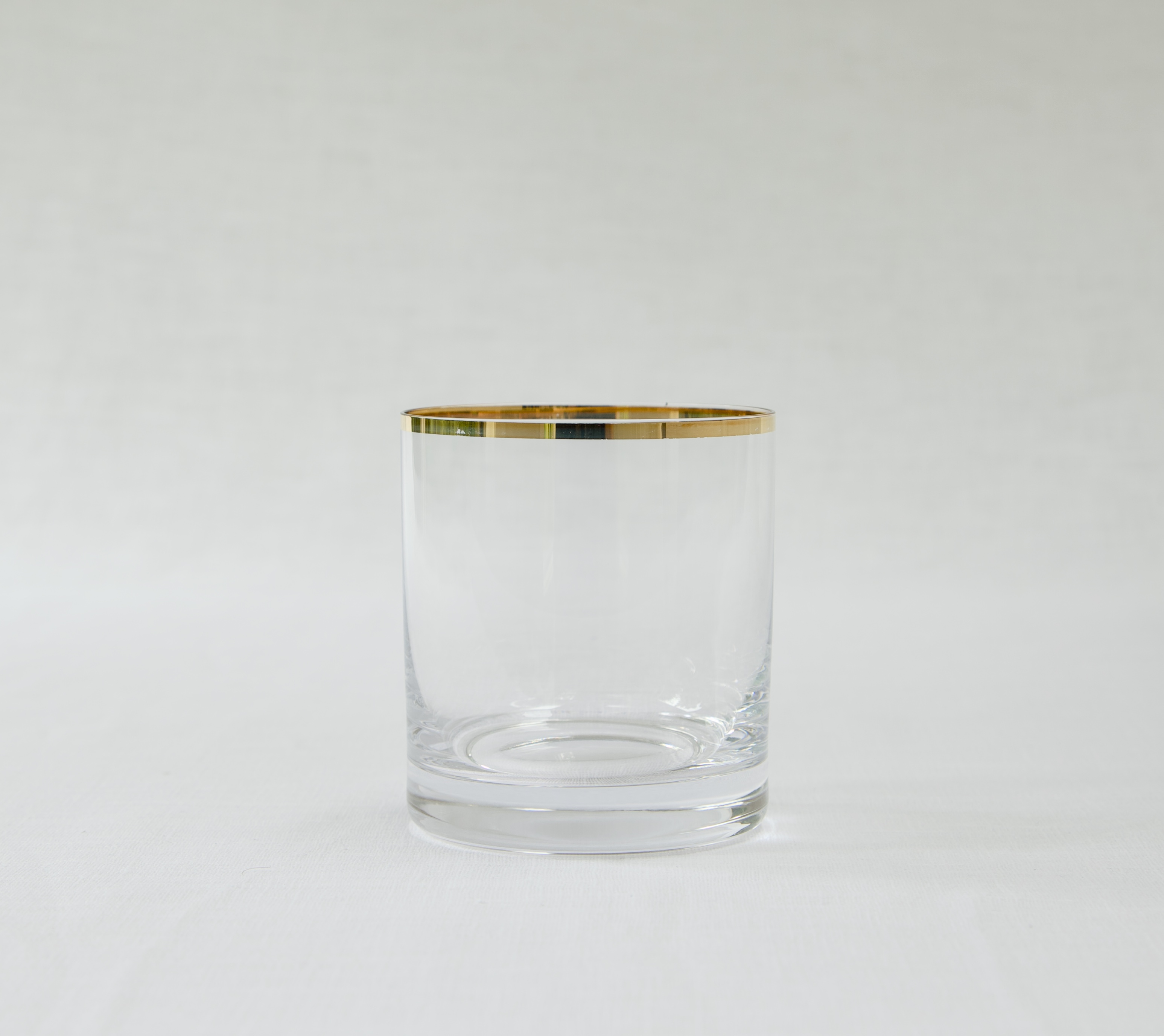Gold Rimmed Low Ball