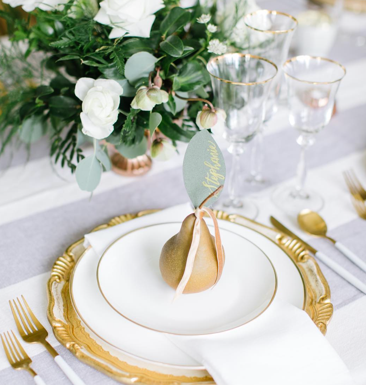 Florentine Cream & Gold Charger Plate