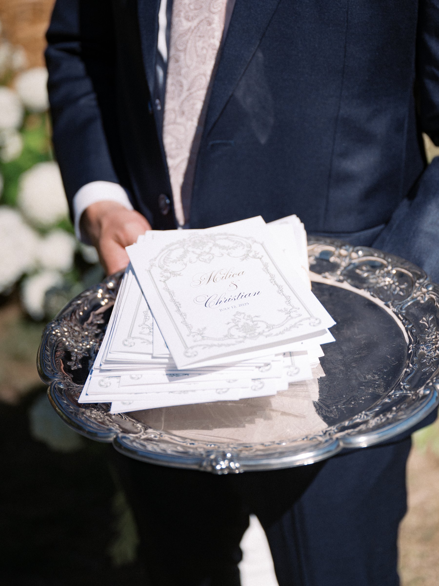 Vintage Silver Serving Trays