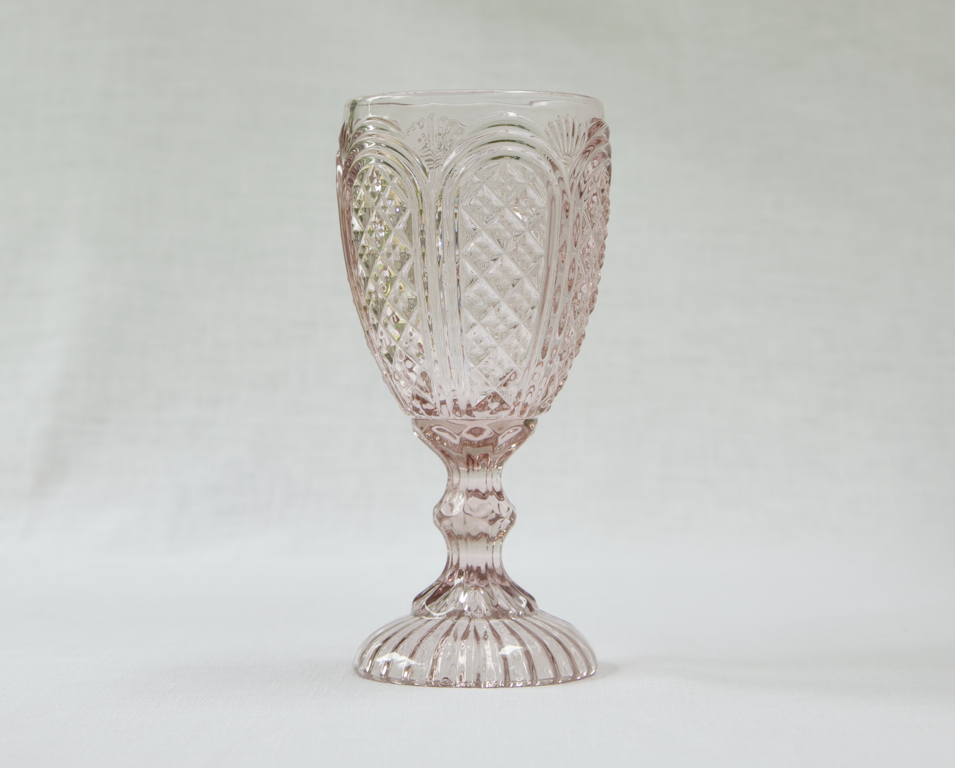 Carousel Blush Water Goblet