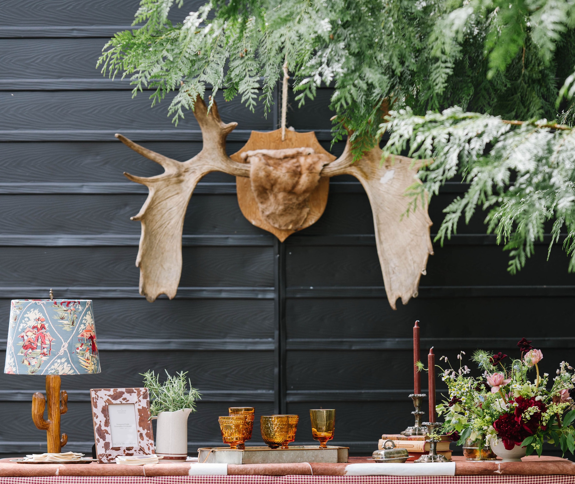 Mounted Moose Antlers